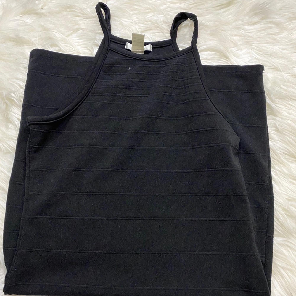 simple black mini dress